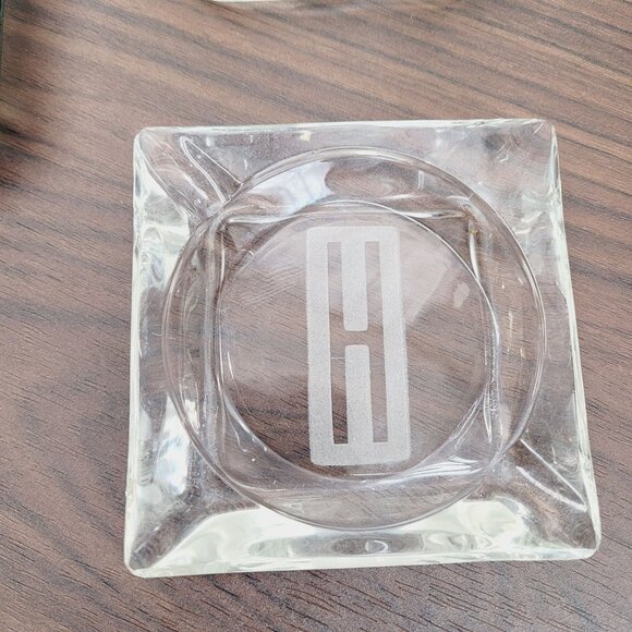 Set Of 3 VTG Glass Ashtrays w/ Logos Eldorado Hotel & Casino Sheraton Hilton - Picture 6 of 6